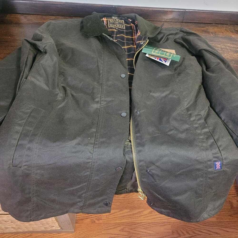 Walker and Hawkrs victoria wax jacket